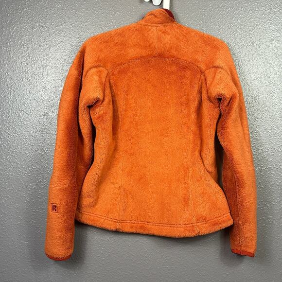 Vtg Patagonia R4 Regulator Fleece Jacket Polartec Orange USA Made Small - Picture 2 of 6
